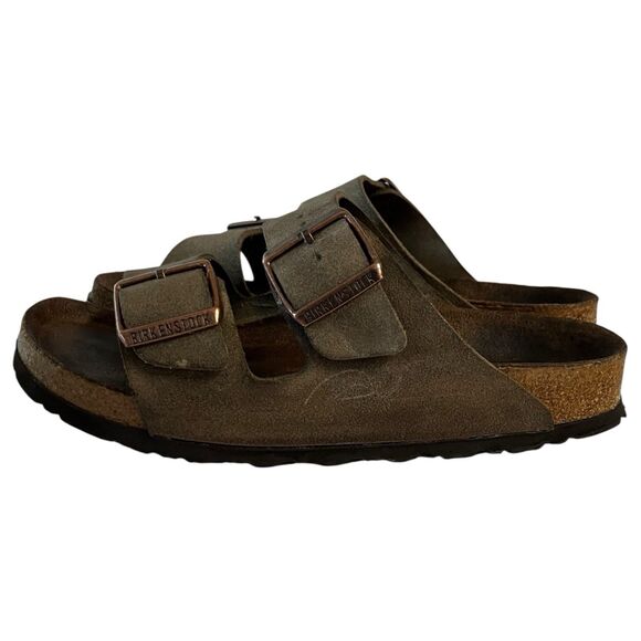 BIRKENSTOCK ARIZONA OILED LEATHER FADED KHAKI US 8-8.5/39 - Picture 2 of 9